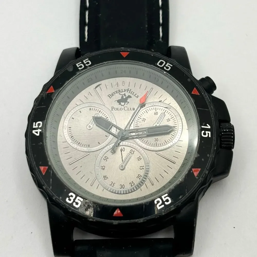 Black & Gray Beverly Hills Pollo Club Men Watch